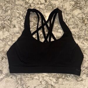 🖤 Lululemon Energy Bra Long Line – Black, Size 2